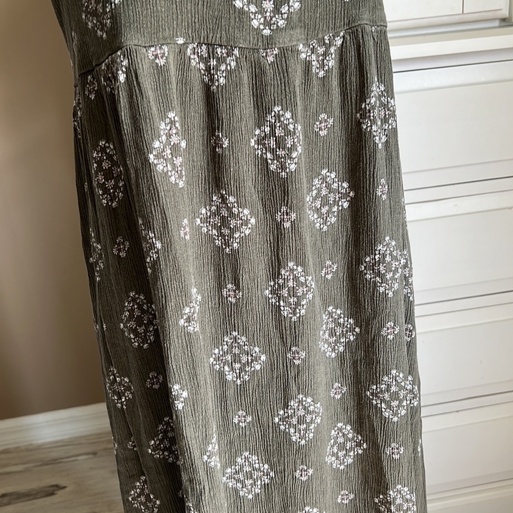 • SO green floral maxi, L • - Picture 5 of 16